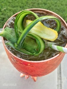 Cucumber pineapple cocktail