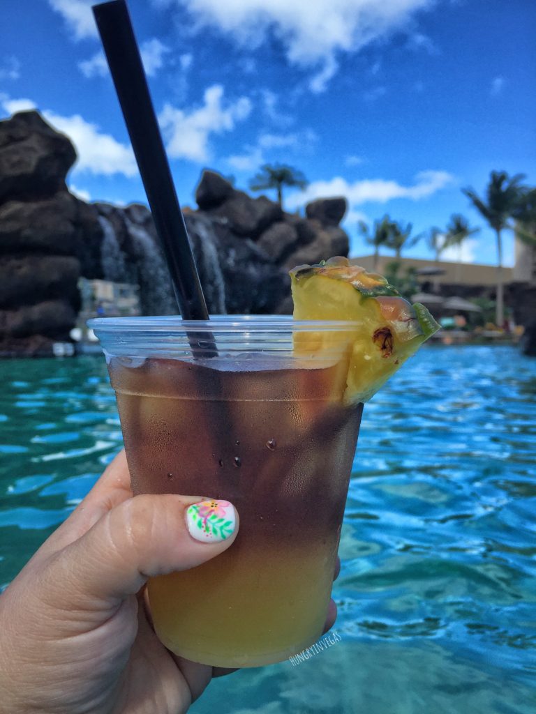 Poolside Mai Tai at Koloa Landing Resort, on Kauai