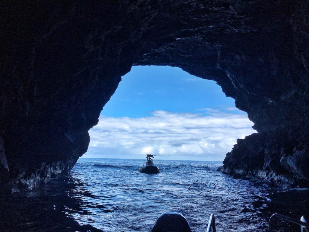 Na Pali Coast sea caves